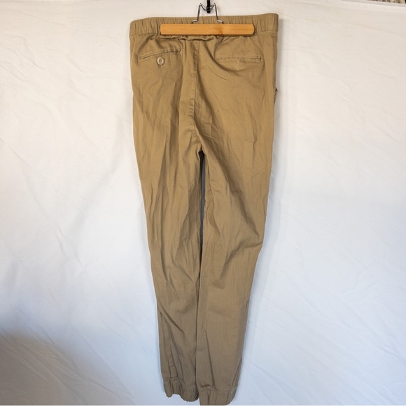 Galaxy By Harvic Tan Khaki Pants Women's Pockets Cargo - Picture 2 of 3
